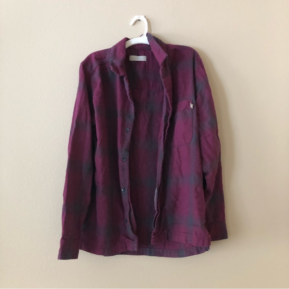 Urban Outfitters Men’s Standard Cloth Flannel Cotton Camp Collar Shirt